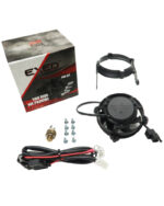 EXED® Parts – Kit with Exed Radiator Fan and Mounting Bracket for KTM and Husqvarna, with Thermoswitch, Dirt Bike Models from 2017 to 2023, 4 stroke