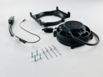 EXED® Parts - Kit with Exed Radiator Fan and Mounting Bracket for Beta RR 4 Strokes – Plug and Play for Dirt Bike Models from 2022 to 2023 – Perfect fit, Easy to Install