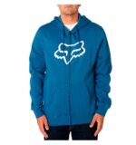 FOX LEGACY FOXHEAD ZIP FLEECE [DST BLU] - Image 3