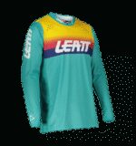 LEATT Jersey Moto 4.5 Lite Aqua 2022 - Image 3