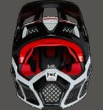 FOX V3 RS CELZ HELMET, ECE [RD/BLK/WHT] - Image 2