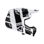 HELMET MOTO 3.5 V24 BLACK/WHITE INCLUDES 4.5 GOGGLE - Image 3