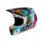 LEATT Helmet and Goggle Kit Moto 8.5 V22 AQUA - Image 2