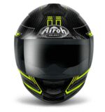 AIROH ST 701 SAFETY FULL CARBON YELLOW - Image 2