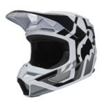 FOX V1 LUX HELMET, ECE [BLK/WHT] - Image 2