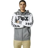 FOX HONDA ZIP FLEECE [HTR GRAPH] - Image 4