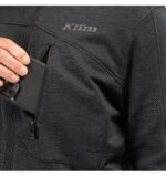 KLIM Echo Wool Fleece Hoodie Black - Image 4