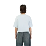 W WORDMARK OS CROP TEE [PL BLU] - Image 4