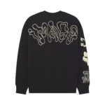 HELLO FUTURE OVERSIZED FLC CREW [BLK] - Image 2