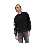 HELLO FUTURE OVERSIZED FLC CREW [BLK] - Image 3
