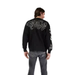 HELLO FUTURE OVERSIZED FLC CREW [BLK] - Image 4