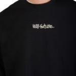 HELLO FUTURE OVERSIZED FLC CREW [BLK] - Image 5