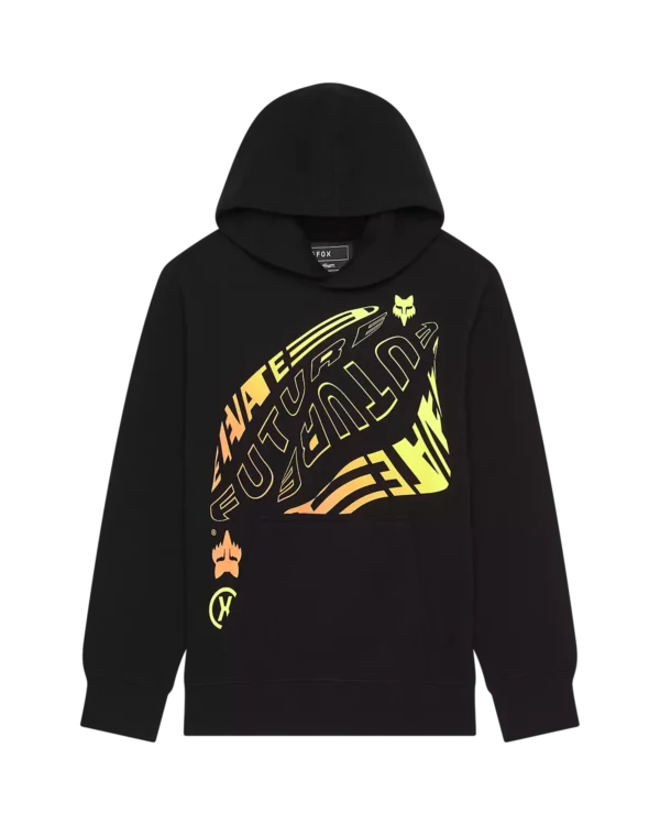 YTH ELEVATED FLEECE PO [BLK]