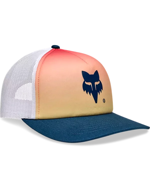 W ELEVATED TRUCKER HAT [BLD ORG]