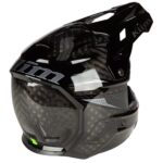 F3 Carbon Pro Off-Road Helmet ECE Striker Carbon Gloss Black - Image 3