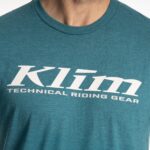 K Corp SS T Heathered Teal - White - Image 3