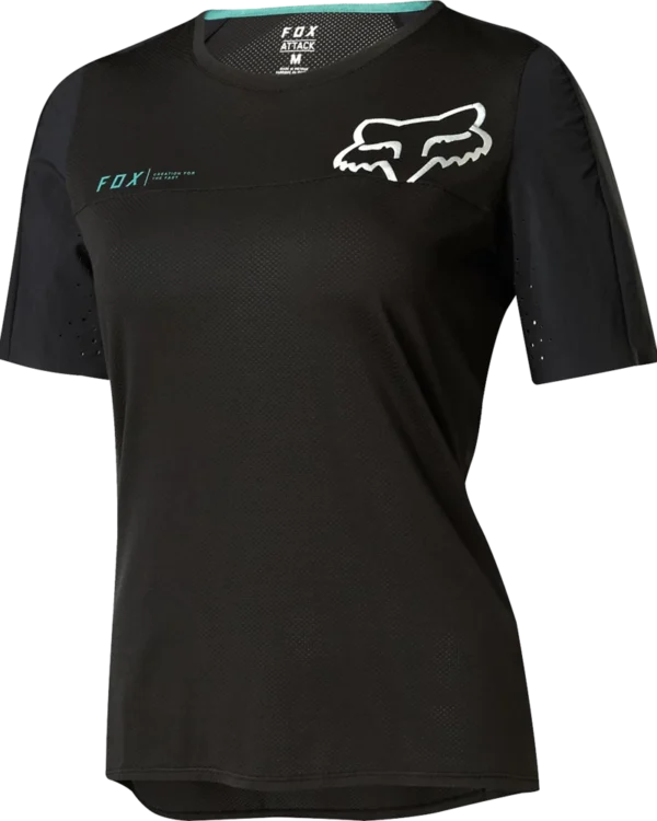 FOX WOMENS ATTACK JERSEY [BLK]