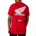FOX HONDA WING PREMIUM TEE RED - Image 2