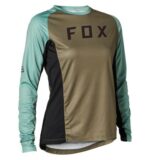 FOX WOMENS DEFEND LS JERSEY [OLV GRN] - Image 2