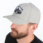 Glacier Hat Gray Heather - Black - Image 2
