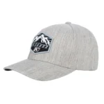 Glacier Hat Gray Heather - Black