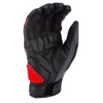 Baja S4 Glove Black - Fiery Red - Image 2