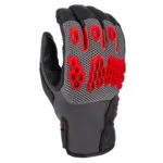 Baja S4 Glove Black - Fiery Red