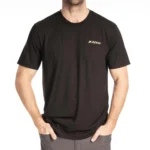 KLIM Saddle Mountain Tri-blend Tee Black - Hi-Vis