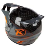 KLIM Krios Pro Helmet Only Loko Striking Gray - Image 5