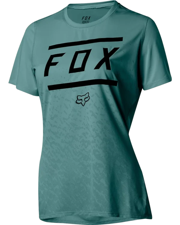 FOX WOMENS RIPLEY SS BARS JERSEY [PNE]