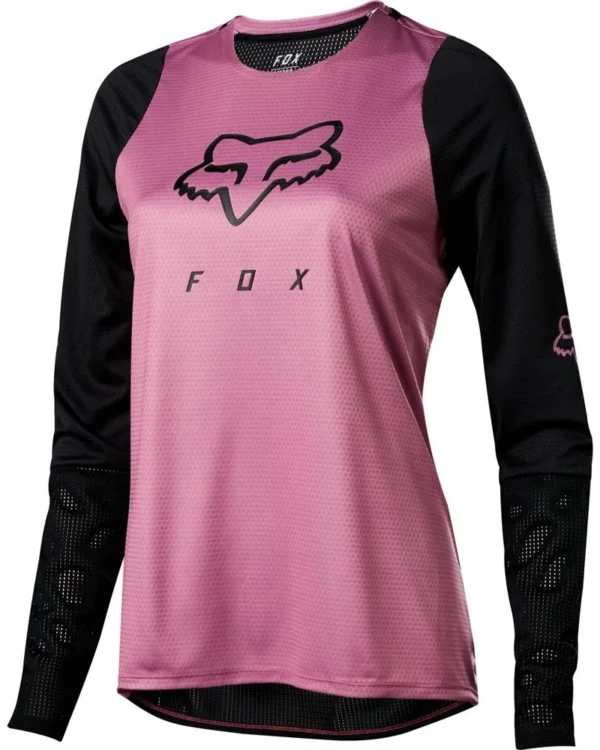 FOX WOMENS DEFEND LS JERSEY [PUR HZ]