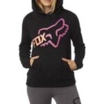 FOX REACTED PULLOVER HOODY BLACK - Image 2