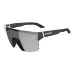 Muffler Sunglasses Matte Black - Smoke Black Mirrored