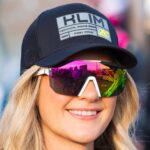 Muffler Sunglasses Matte White - Smoke Oil Slick Mirrored - Image 3