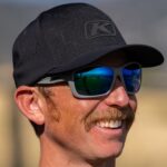 Injector Sunglasses Matte Gray - Smoke Blue Mirrored - Image 2