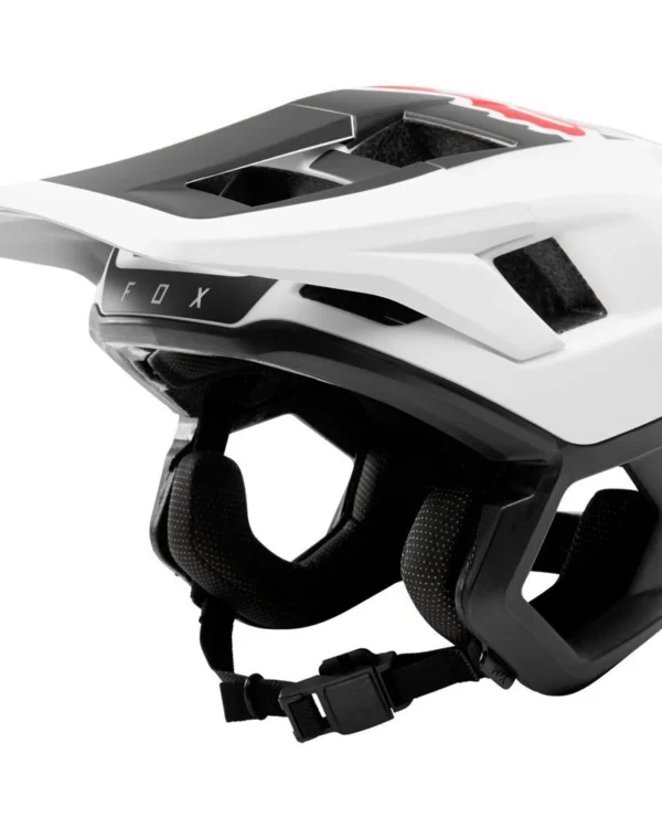 FOX DROPFRAME HELMET [WHT/BLK]