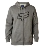 FOX LEGACY FOXHEAD ZIP FLEECE [HTR GRAPH]