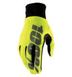 100% HYDROMATIC Waterproof Glove Neon Yellow - Image 3