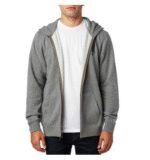 FOX DISTRICT 1 ZIP FLEECE [HTR GRAPH] - Image 3