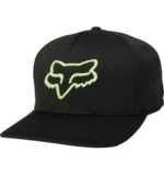 FOX LITHOTYPE FLEXFIT HAT [BLK/GRN]