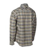 KLIM Highland Flannel Shirt Monument Gray - Vibrant Yellow - Image 5