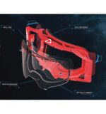 LEATT GOGGLE VELOCITY 6.5 ROLL-OFF INK/WHITE/YELLOW CLEAR 83% - Image 3