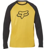 FOX FOX TOURNAMENT LS TECH TEE [MUSTARD]