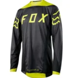 FOX FLEXAIR LS MOTH JERSEY [BLK/YLW]