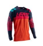 LEATT JERSEY GPX 4.5 X-FLOW  ORANGE/BLACK - Image 2