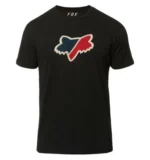 FOX SLASHER SS AIRLINE TEE [BLK]
