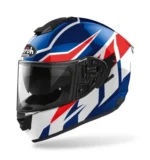 AIROH ST.501 FROST BLUE/RED GLOSS