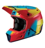 LEATT HELMET GPX 3.5 V19.1 RED/LIME DOT + ECE