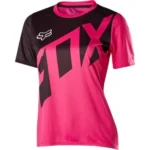 FOX WOMENS RIPLEY SS JERSEY FUCSIA