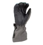 KLIM Powerxross Gauntlet Glove Asphalt - Electric Blue Lemonade - Image 2